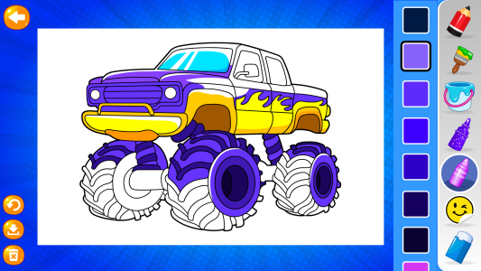 اسکرین شات 3 بازی Car Coloring Games