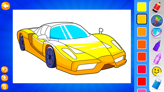 اسکرین شات 1 بازی Car Coloring Games