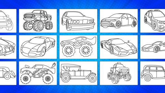اسکرین شات 7 بازی Car Coloring Games