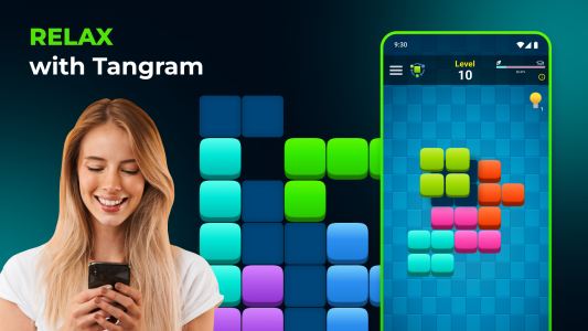 اسکرین شات 6 بازی Tangram Puzzle Game 3 in 1
