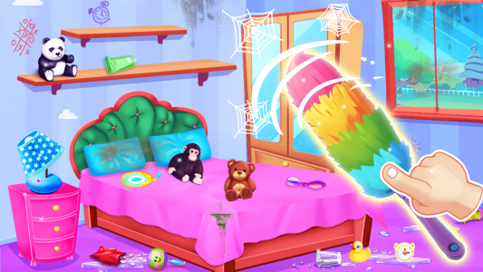اسکرین شات 5 بازی Girl home cleaning fun