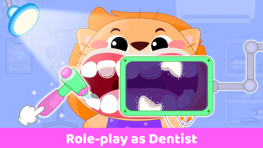 اسکرین شات 2 بازی Dentist Doctor Games for Kids