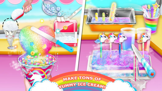 اسکرین شات 3 بازی Unicorn Chef Ice Cooking Games