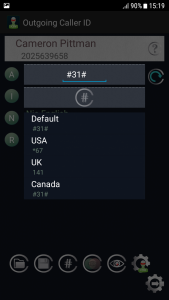 اسکرین شات 3 برنامه Outgoing Caller Id Block