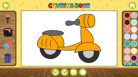 اسکرین شات 4 برنامه Kids Coloring Book