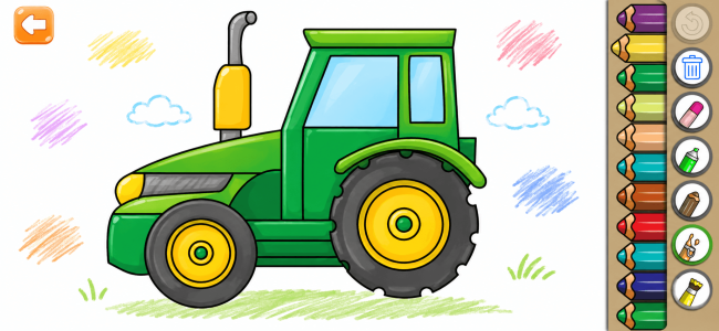اسکرین شات 6 بازی Baby Coloring Games for Kids