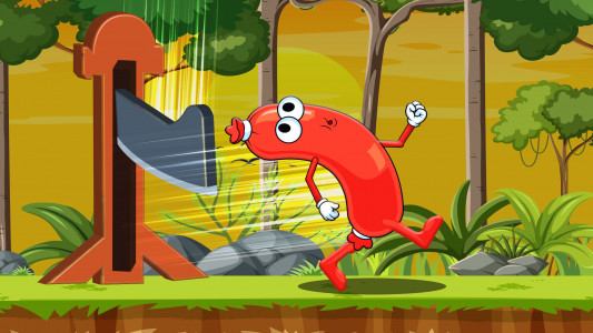 اسکرین شات 3 بازی Sausage Survival Run Game
