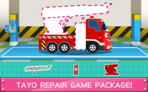 اسکرین شات 1 برنامه Tayo Repair - Kid Game Package