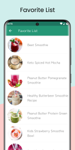 اسکرین شات 5 برنامه 500+ Healthy Smoothie Recipes