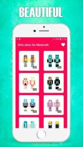 اسکرین شات 5 برنامه Girls Skins for Minecraft