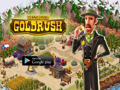 اسکرین شات 2 بازی Goldrush: Westward Settlers!