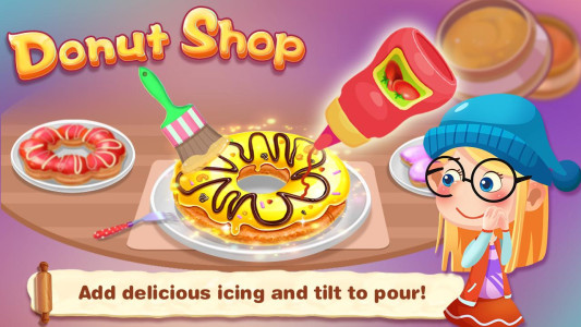 اسکرین شات 5 بازی Donut Maker: Yummy Donuts