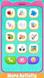 اسکرین شات 1 برنامه Baby Phone Nursery Rhymes