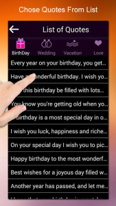 اسکرین شات 4 برنامه Picture Quotes