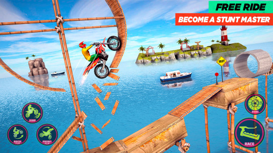 اسکرین شات 6 بازی Bike Stunt Game: Tricks Master