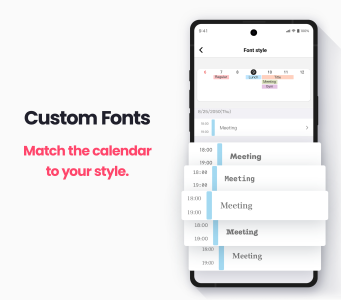 اسکرین شات 7 برنامه My Calendar - Simple Planner