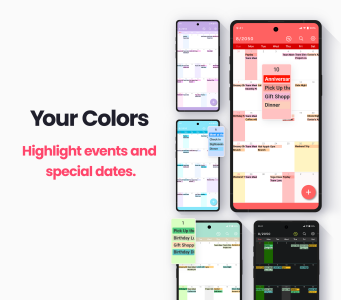اسکرین شات 3 برنامه My Calendar - Simple Planner