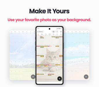 اسکرین شات 4 برنامه My Calendar - Simple Planner