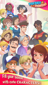 اسکرین شات 4 بازی Pocket Family Dreams: My Home
