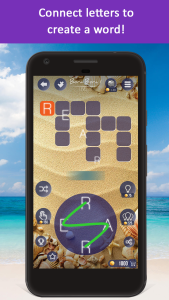 اسکرین شات 2 بازی Word Beach: Word Search Games