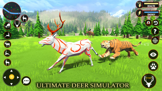 اسکرین شات 4 بازی Deer Simulator Fantasy Jungle