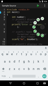 اسکرین شات 3 برنامه C/C++ Programming Compiler