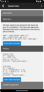 اسکرین شات 4 برنامه Madona: Run Matlab/Octave code