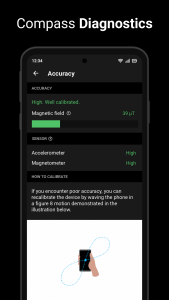 اسکرین شات 5 برنامه Digital Compass