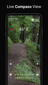 اسکرین شات 2 برنامه Digital Compass