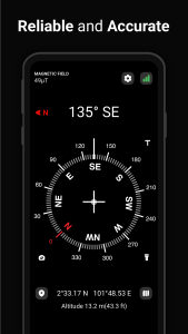 اسکرین شات 1 برنامه Digital Compass