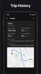اسکرین شات 6 برنامه GPS Speedometer : Odometer HUD