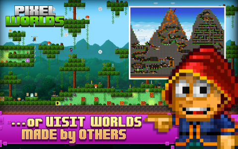 اسکرین شات 5 بازی Pixel Worlds: MMO Sandbox