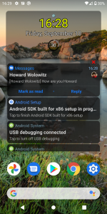 اسکرین شات 2 برنامه Notification Widget