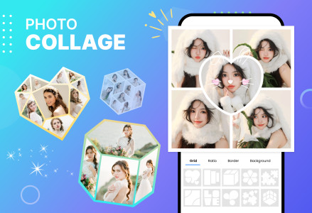 اسکرین شات 1 برنامه Photo Collage Maker & Frame