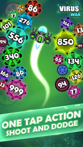 اسکرین شات 4 بازی Virus War - Space Shooting