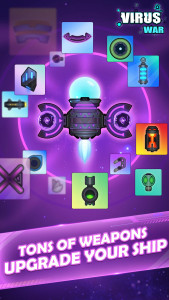 اسکرین شات 2 بازی Virus War - Space Shooting