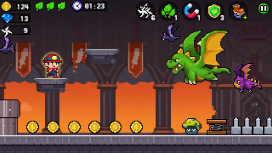 اسکرین شات 3 بازی Pixel World - Super Run