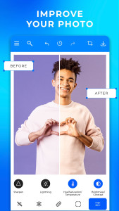 اسکرین شات 3 برنامه Photo Studio: AI photo editor!