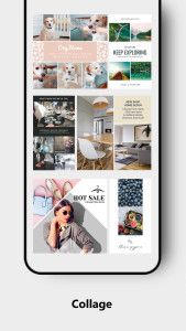 اسکرین شات 4 برنامه Posters: Layout Template maker