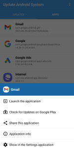 اسکرین شات 4 برنامه Update Android System
