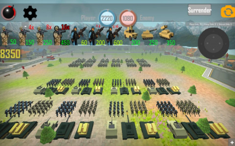 اسکرین شات 1 بازی World War 3: Militia Wars RTS