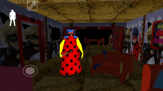 اسکرین شات 4 بازی Lady-bug Granny   2: Scary Game halloween Mod 2019