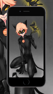 اسکرین شات 6 برنامه Ladynoir for Wallpapers