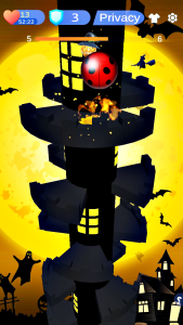 اسکرین شات 2 بازی Tower Ladybug Ball Jump
