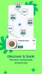 اسکرین شات 2 برنامه TheFork - Restaurant bookings