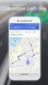 اسکرین شات 4 برنامه Distance And Area Measurement
