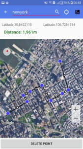 اسکرین شات 5 برنامه Distance And Area Measurement