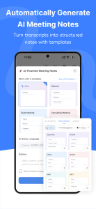 اسکرین شات 4 برنامه Notta-Transcribe Audio to Text