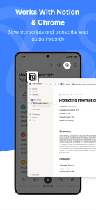 اسکرین شات 8 برنامه Notta-Transcribe Audio to Text