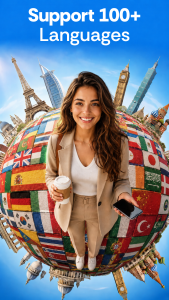 اسکرین شات 1 برنامه AI Translator: Live Translate